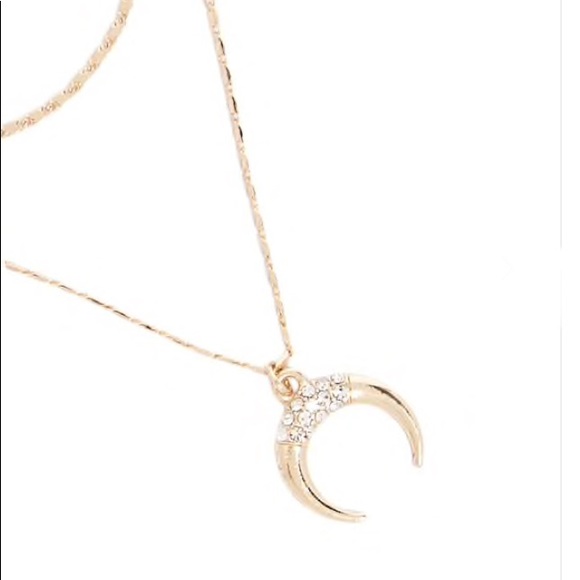 Crescent Moon Necklace - Picture 2 of 2